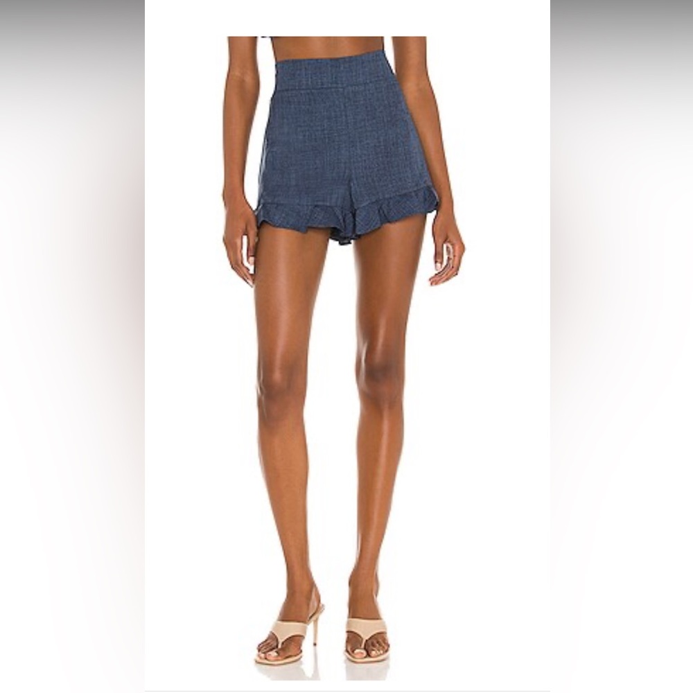 BCBGeneration High Waist Denim Blue Shorts XS